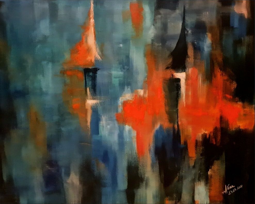 ArteDiAlina.com painting: Lost frequencies